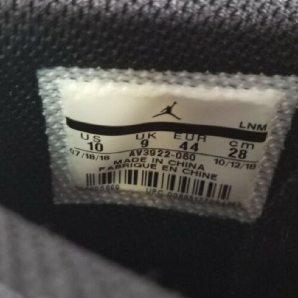 Nike Air Jordan Legacy 312 Black Suede Fire Red - Picture 7 of 8